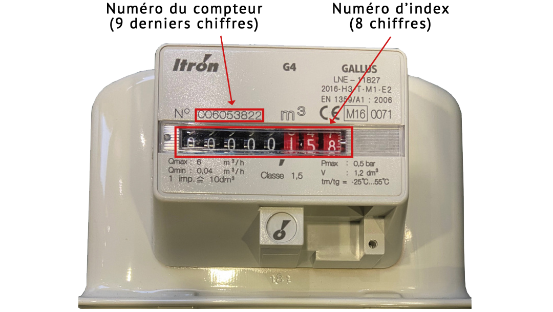 relevé de compteur